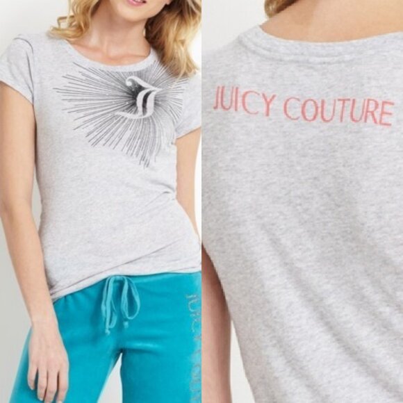 NWT! JUICY COUTURE Juicy Rays Tee - Size P - Picture 4 of 4